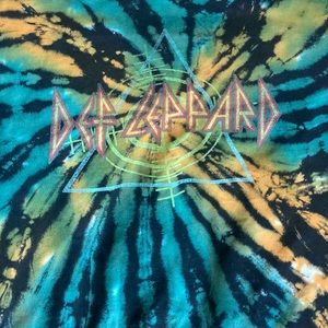 Def Leppard Tie dyed Sweater